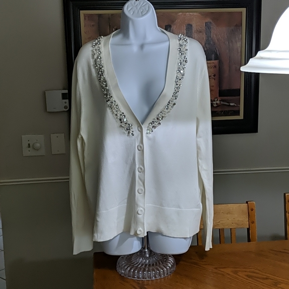 Final price - New - Jeweled button down Cardigan - Picture 2 of 7